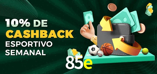 10% de bônus de cashback na 85e